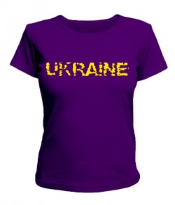 Женская футболка Ukraine Вариант №2