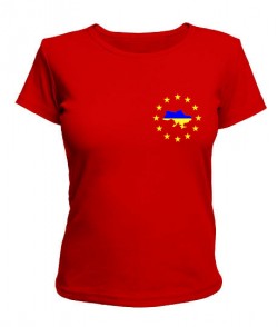 Женская футболка Украина Вариант №3