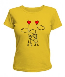 Женская футболка Влюбленная пара №2