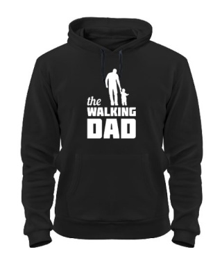 Толстовка-худи The walking dad