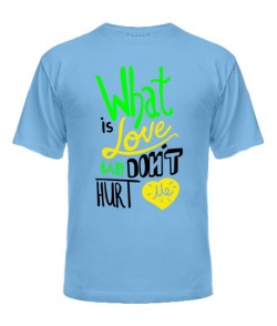 Мужская футболка What is Love