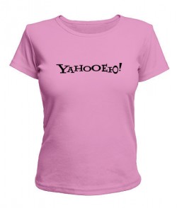 Женская футболка YAHOOЕЮ!