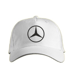 Кепка преміум (Білий) "Оксамит" MERCEDES 