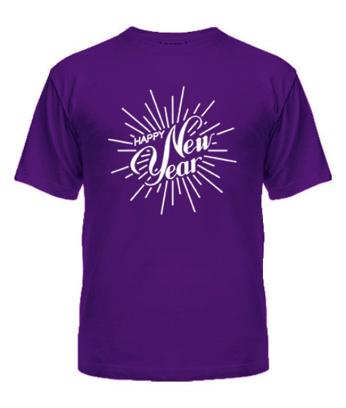 Чоловіча футболка Щасливий Новий рік
