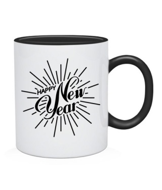 Чашка щасливий Новий Рік