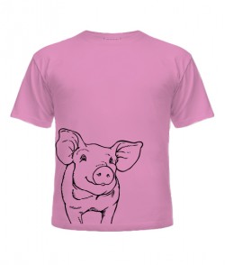 Дитяча футболка свинка