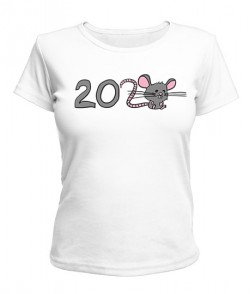 Женская футболка Крыса 2020