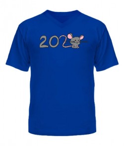 Чоловіча футболка з V-подібним вирізом Пацюк 2020
