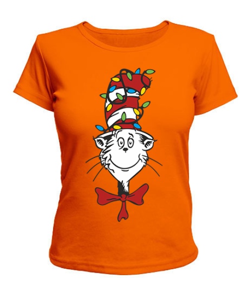 Жіноча футболка Кіт у капелюсі