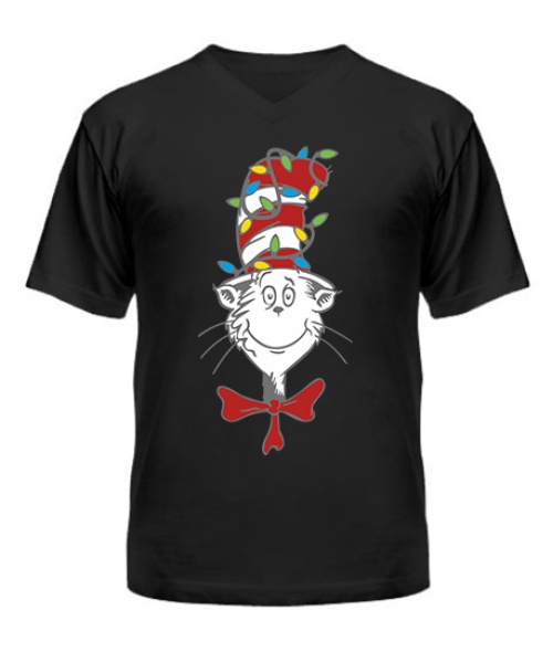 Чоловіча футболка з V-подібним вирізом