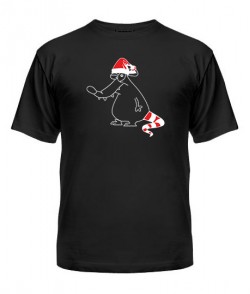 Чоловіча футболка Різдвяний Щур