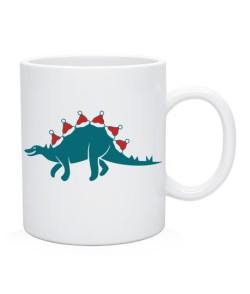 Чашка Новогодний динозавр