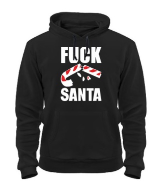 Толстовка-худі Fuck Santa