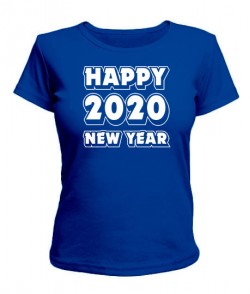Женская футболка HAPPY NEW YEAR 2020