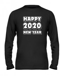 Чоловічий лонгслів HAPPY NEW YEAR 2020