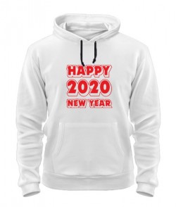 Толстовка-худи HAPPY NEW YEAR 2020