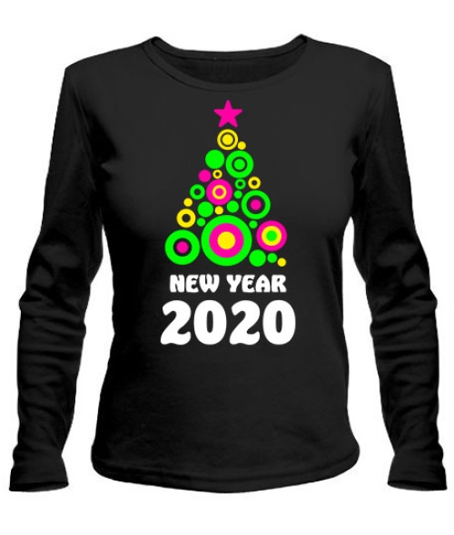 Женский лонгслив New Year 2020