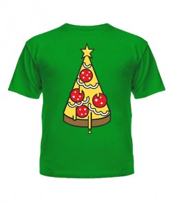 Дитяча футболка Ялинка Піца