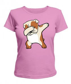 Женская футболка Bulldog (бульдог)