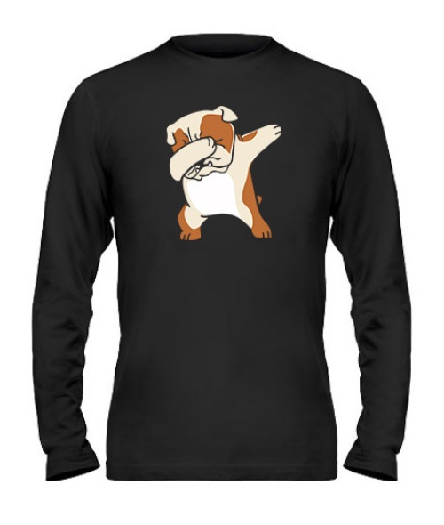 Чоловічий лонгслів Bulldog (бульдог)