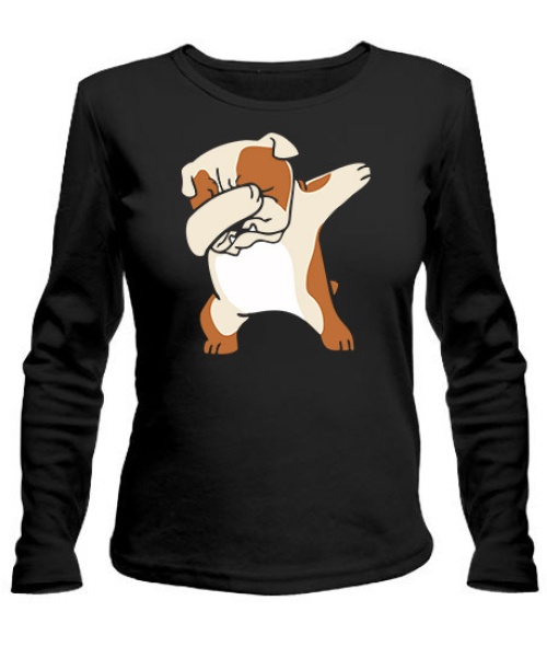 Жіночий лонгслів Bulldog (бульдог)
