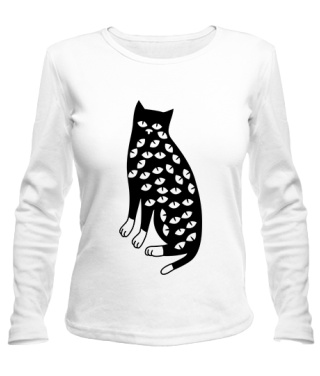 Жіночий лонгслів Кіт