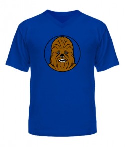 Чоловіча футболка з V-подібним вирізом Чубакка (Star Wars)