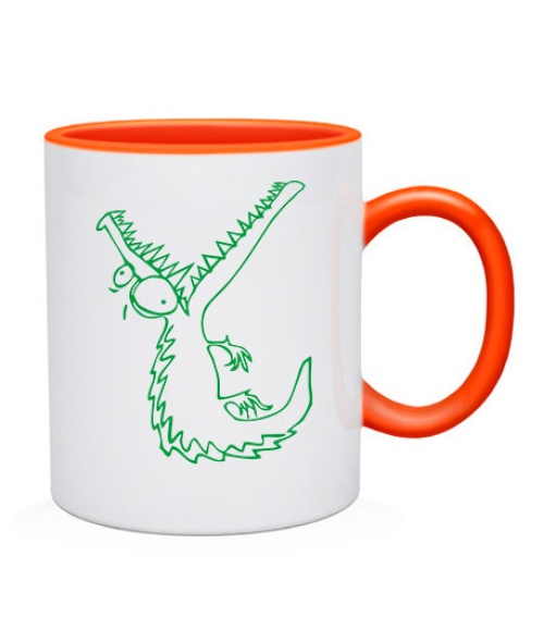 Чашка Крокодил