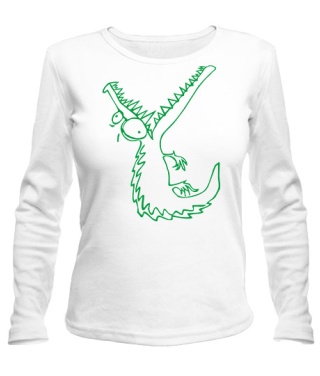 Жіночий лонгслів Крокодил