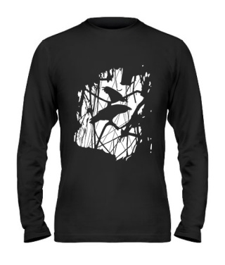 Чоловічий лонгслів Ворони