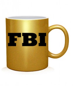 Чашка арт FBI