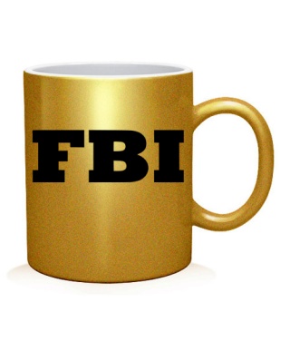 Чашка арт FBI