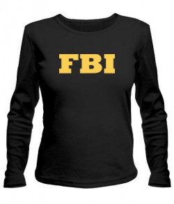 Женский лонгслив FBI