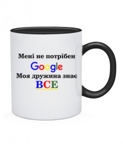 Чашка Мені не потрібен гугл ( google)