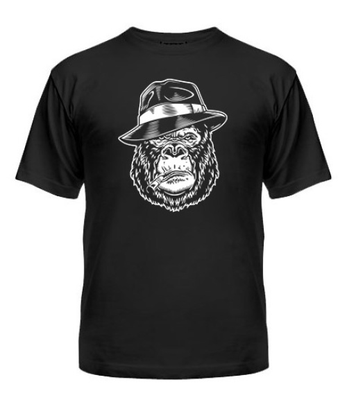 Чоловіча футболка Горила в капелюсі