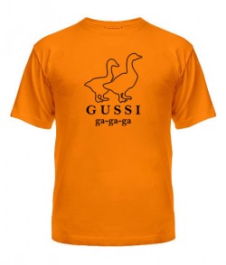 Мужская Футболка (оранжевая XXL) GUSSI