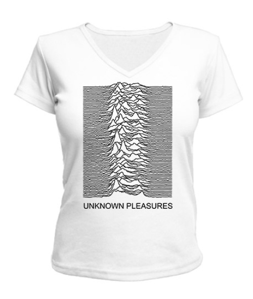 Жіноча футболка з V-подібним вирізом Joy Division