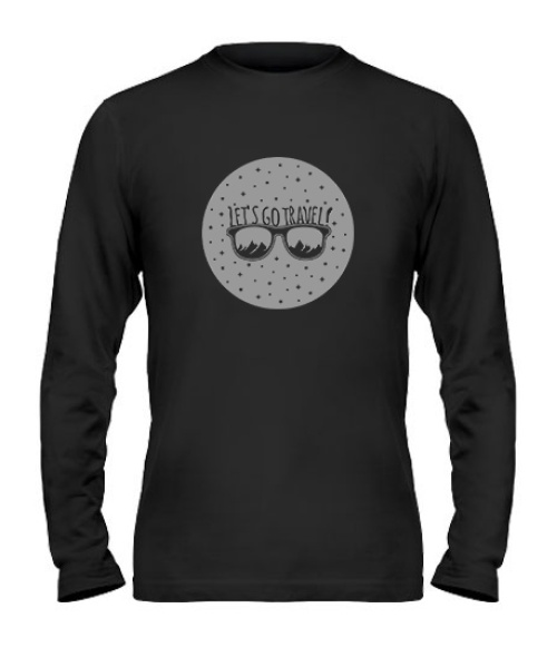 Чоловічий лонгслів Окуляри Туриста