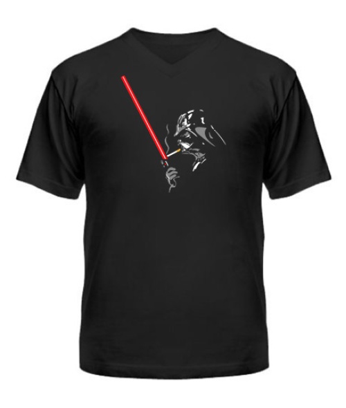 Мужская Футболка с V-образным вырезом Дарт Вейдер Вариант №5