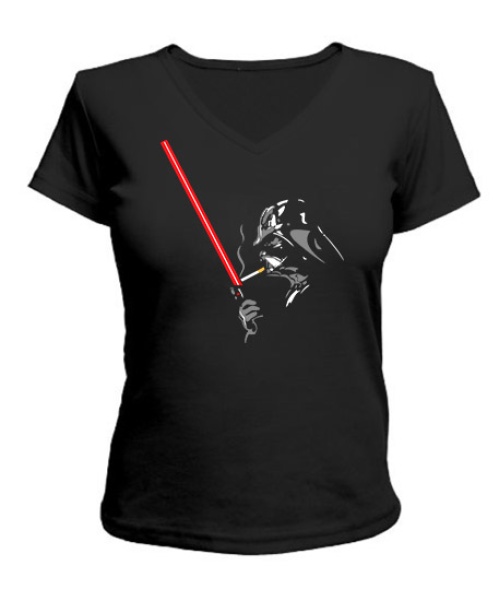 Жіноча футболка з V-подібним вирізом Дарт Вейдер Варіант №5