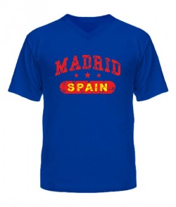 Чоловіча футболка з V-подібним вирізом Мадрид