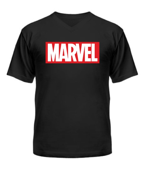 Чоловіча футболка з V-подібним вирізом MARVEL.