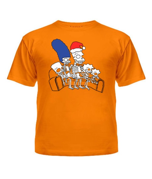 Дитяча футболка Новорічні Сімпсони №7