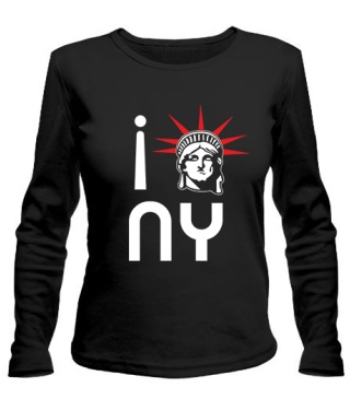 Жіночий лонгслів Нью-Йорк 2 (NY) Жіночий лонгслів Нью-Йорк 2 (NY)