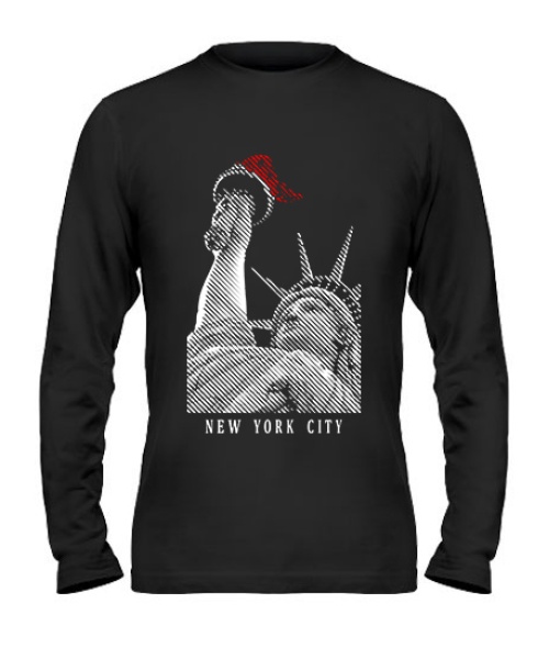 Чоловічий лонгслів Нью-Йорк (NY)
