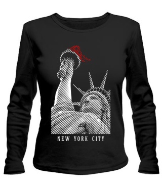 Жіночий лонгслів Нью-Йорк (NY) Жіночий лонгслів Нью-Йорк (NY)