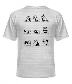 Чоловіча футболка Панда Йога (Panda)