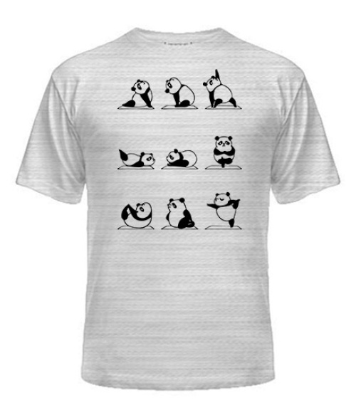 Чоловіча футболка Панда Йога (Panda)