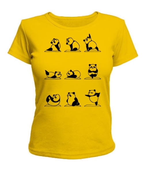 Жіноча футболка Панда Йога (Panda)