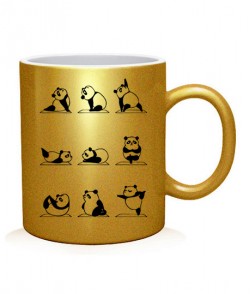 Чашка арт Панда Йога (Panda)